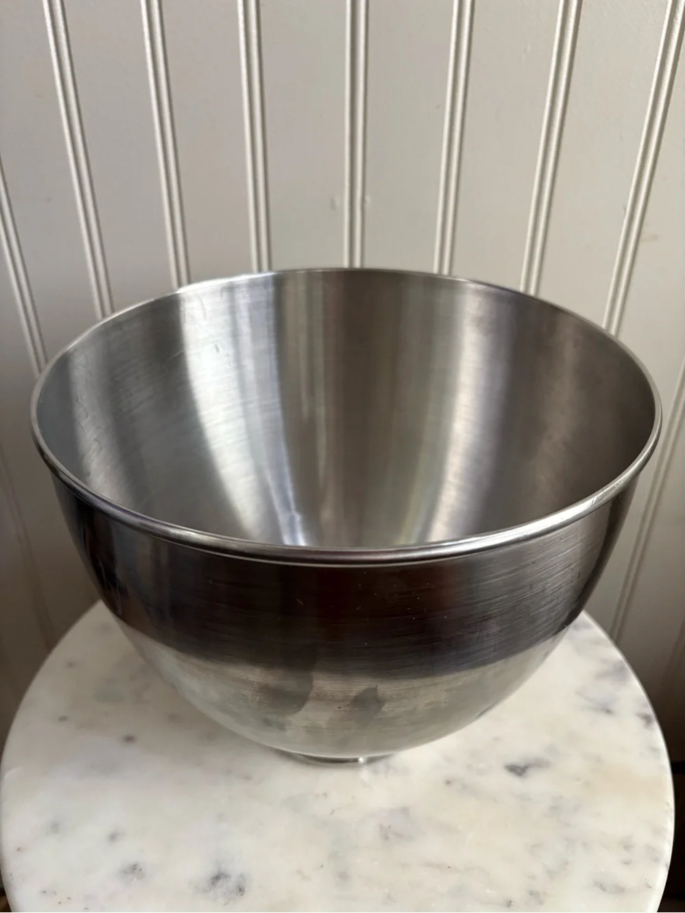 Vintage KitchenAid K45 Stainless Steel Bowl Twist Lock Base Stand Mixer VTG